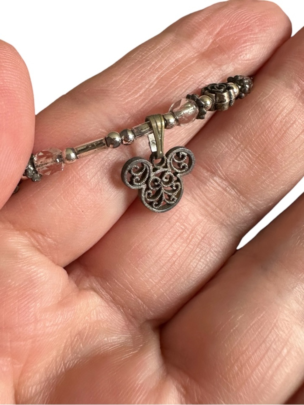 Mickey Mouse Beaded Charm Necklace - Picture 2 of 4
